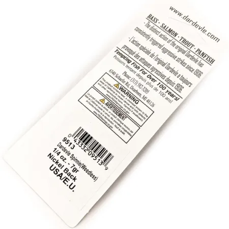 Eppinger Dardevle Spinnie Weedless, Color Rana, 9g, Cucharilla #23974