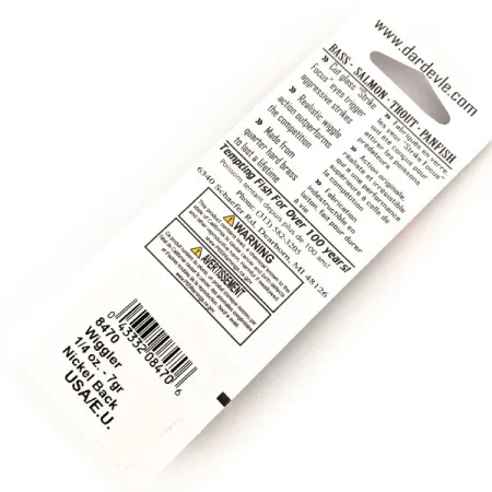 Eppinger Red Eye Wiggler UV Cucharilla, Electric Lime/Nickel, 7g, #13097