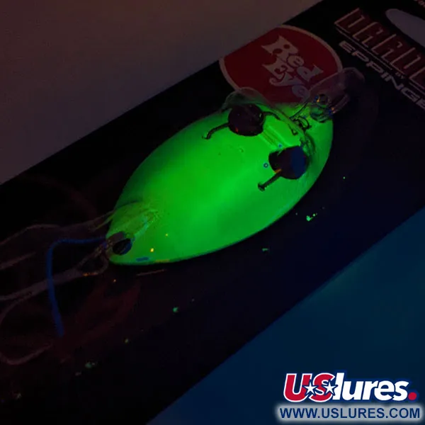 Eppinger Red Eye Wiggler UV Cucharilla, Electric Lime/Nickel, 7g, #13097