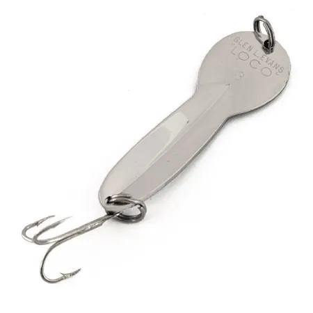 Glen Evans Loco 3 Cucharilla, Níquel / Azul, 17g, Prisma, #13100