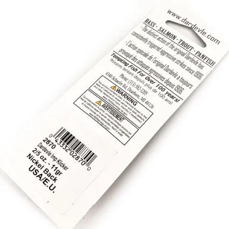 Cucharilla Dardevle Imp Klicker UV, Electric Lime, 11g, #24533