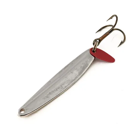 Bay de Noc Swedish Pimple #4 UV Cucharilla, Níquel/Amarillo, 7g, #13119