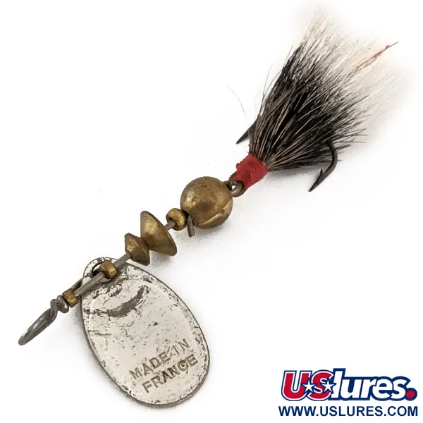 Mepps Aglia 0 Dressed Cucharilla, Plata, 2,5g, Cola de ardilla, #13124