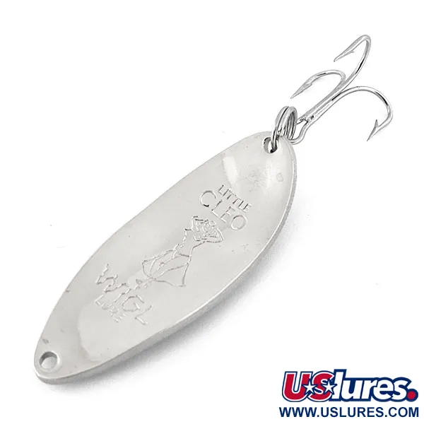 Seneca Little Cleo (Hula Girl) Cucharilla, Blue / Nickel, 18g, #13133