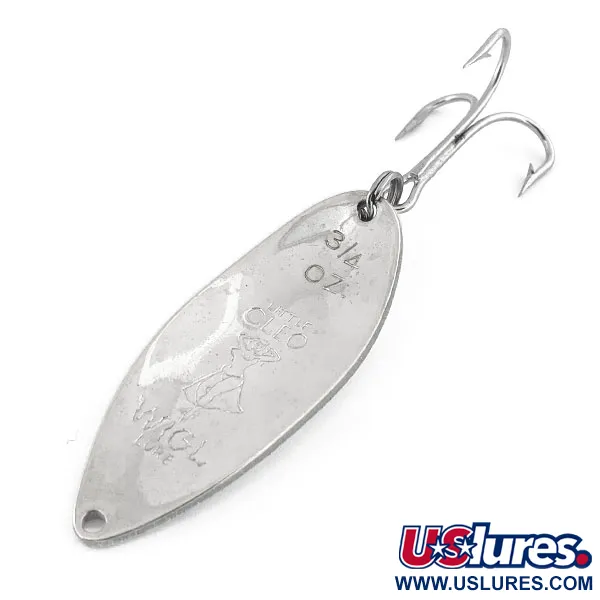 Seneca Little Cleo (Hula Girl) Cucharilla, White Pearl/Orange/Nickel, 21g, #13135