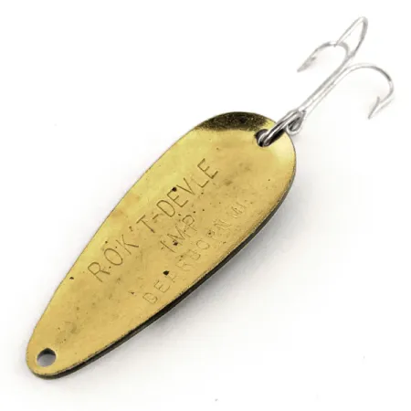 Dardevle Rok't Imp Cucharilla, Negro/Blanco/Latón, 21g, Vintage, #13136