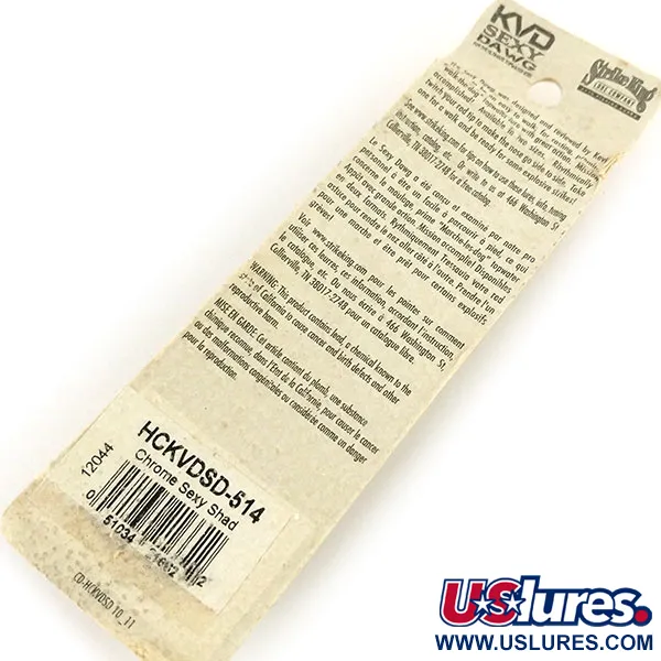 Strike King KVD Sexy Dawg Paseante, Sexy Shad, 21g, Sonajero, #13185