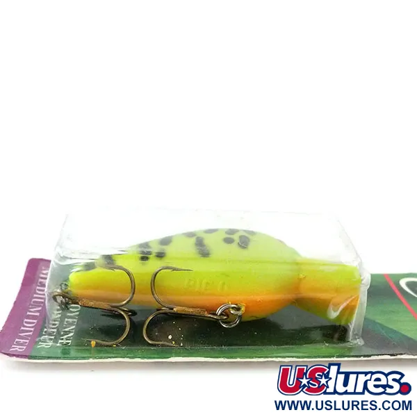 Cotton Cordell Big O UV Crankbait, Fire Tiger, 7g, UV, #13189