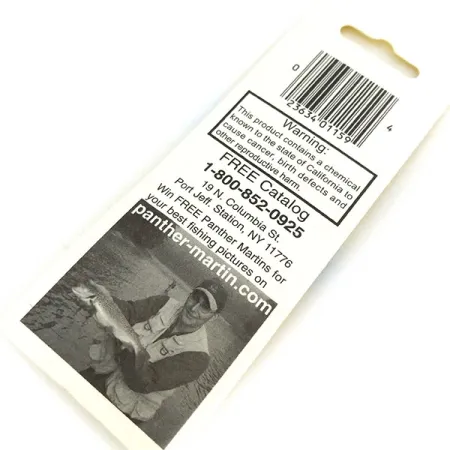 Panther Martin 2 Cucharilla, Plata, 2,5g, hoja plateada, #13193