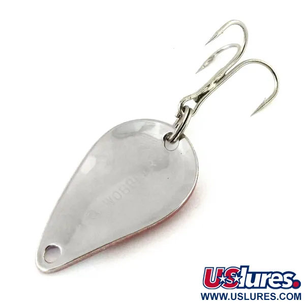 Acme K.O. Wobbler Cucharilla, Rojo/Blanco/Níquel, 7g, USA, #13203