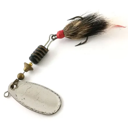 Mepps Comet 3 Dressed Cucharilla, Plata, 6,5g, Vintage 1960s, #13278