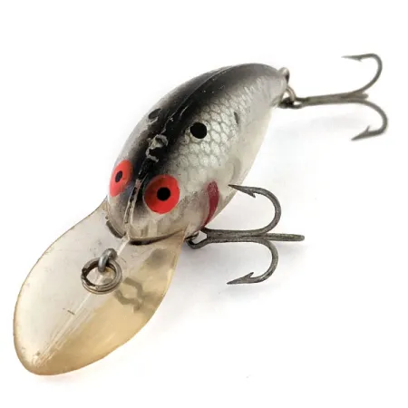 Bomber Model 6A screw tail, 9g, Plateado Translúcido, Crankbait #13547