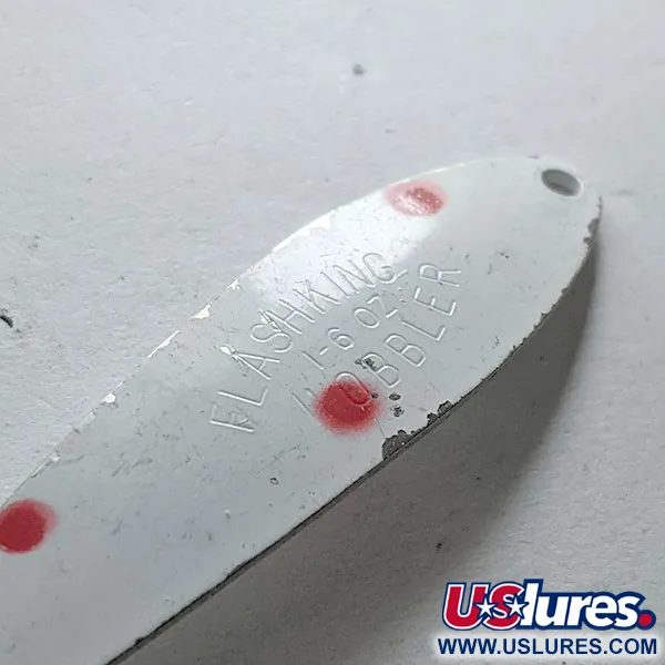 Acme Flash-King Wobble, Blanco / Rojo, 5g, Cucharilla #13672