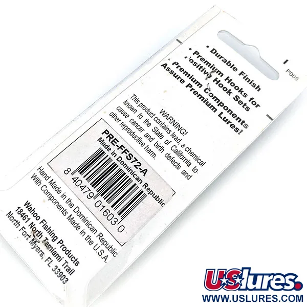 Wahoo Key Largo Swim'n Fin, 1/4oz Azul, Cucharilla #22375