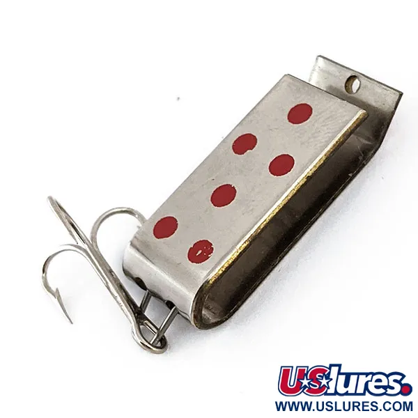 Jake's Lures Lil Jake, Níquel / Rojo, 9g, Cucharilla #14705