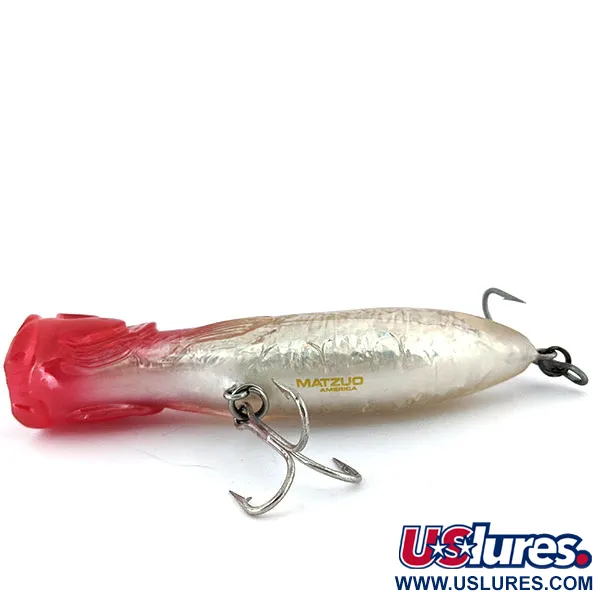 Matzuo Captain Hook, 75g, Cabeza Roja/Plata, Señuelo Sinking #16677