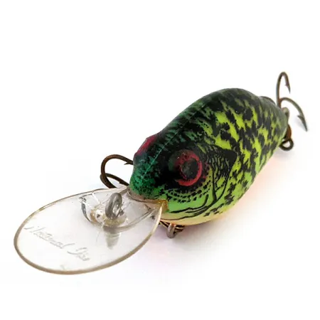 Lazy Ike Natural Ike, 1/4 oz (8 g), Verde Moteado, Crankbait #14779