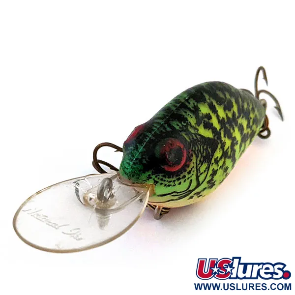 Lazy Ike Natural Ike, 1/4 oz (8 g), Verde Moteado, Crankbait #14779
