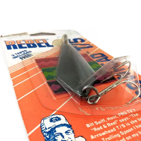 Rebel Arrowhead Cucharilla curricán, Negro, 17 g, #24482