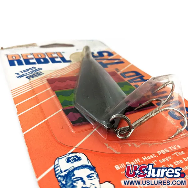 Rebel Arrowhead, 17g Negro, Cucharilla de curricán #15144