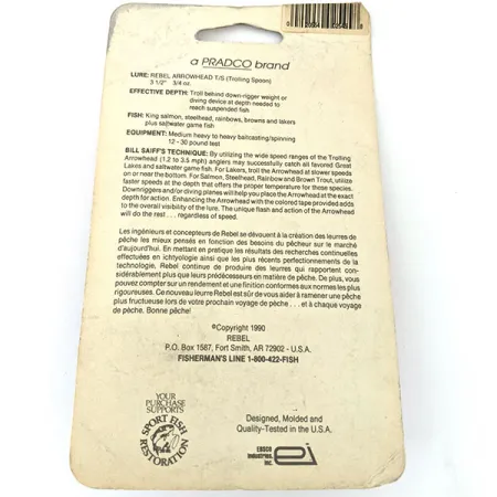 Rebel Arrowhead Cucharilla curricán, Negro, 17 g, #24482