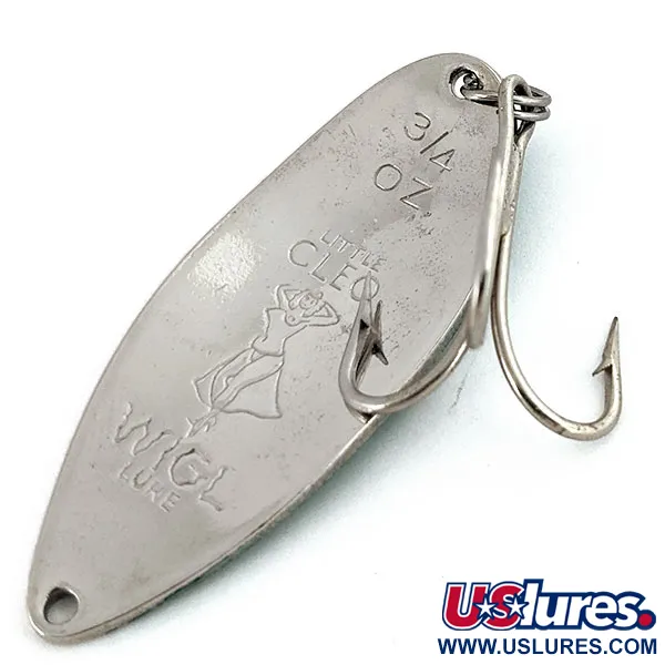 Seneca Little Cleo (Hula Girl), 3/4oz Níquel / Verde, Cucharilla #15240