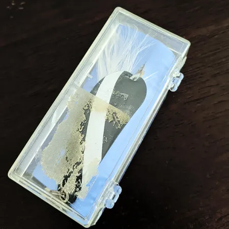 Weezel Rex, Negro / Blanco, 12,5g, Cucharilla Antihierba #16151