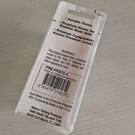 Wahoo Key Largo Swim'n Fin, con sonajero, 7g, Cucharilla #16498