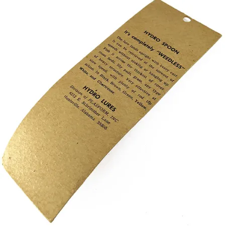 Hydro Lures Hydro Spoon, Verde/Negro, 11g, Cuchara de superficie #16752