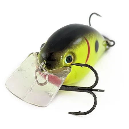 Strike King KVD 1.5 Silent square bill, Black Back/Chart, 12g, Crankbait #17678