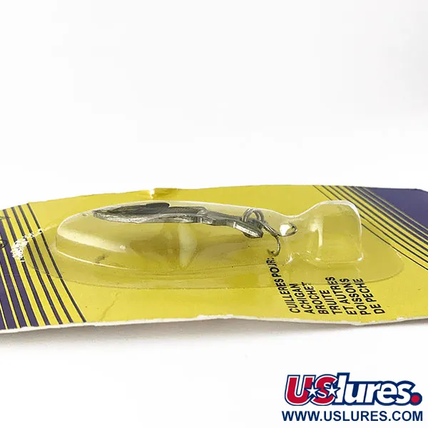 Renosky Laser Spoon, 1/4 oz (7 g), Oro y Negro, Cucharilla #20308