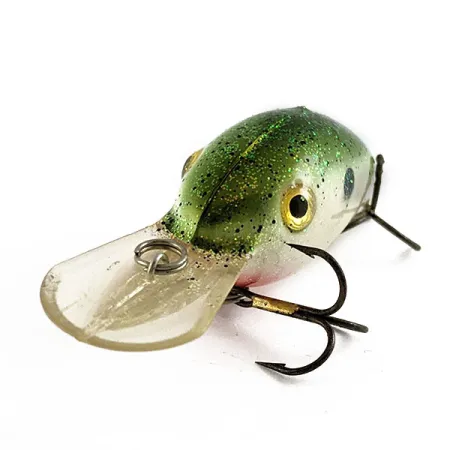 Strike King Pro Model 3XD, 7g, 5cm, Verde Brillo, Crankbait #16865