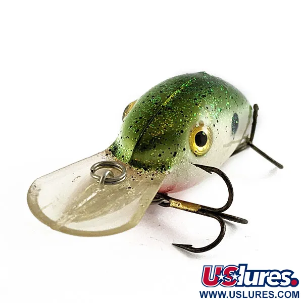 Strike King Pro Model 3XD, 7g, 5cm, Verde Brillo, Crankbait #16865