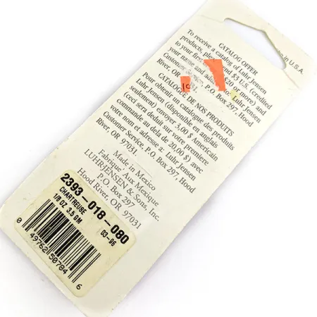 Luhr Jensen Hot Tail, 3,5g Chartreuse, Cucharilla #17887