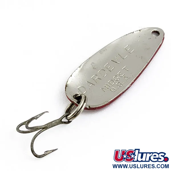 Eppinger Dardevle Midget, 6g (3/16oz) Rojo/Níquel, Cucharilla #17035