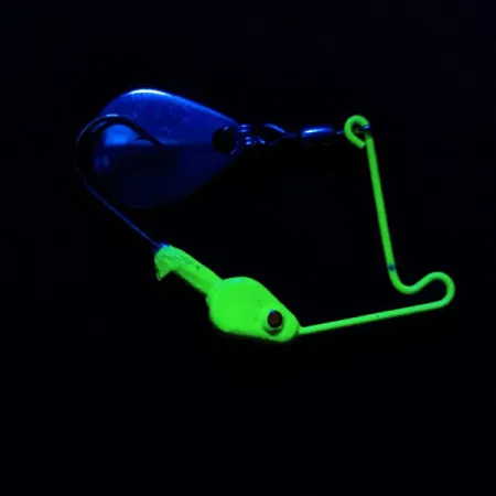 Worth, 3/32oz (2.5g) Amarillo Fluorescente, Spinnerbait #17156
