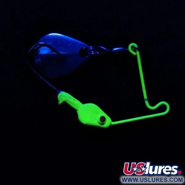 Worth, 3/32oz (2.5g) Amarillo Fluorescente, Spinnerbait #17156