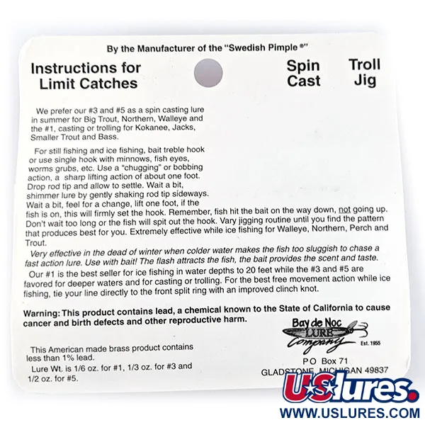 Bay de Noc Do-Jigger #3, 9g, Cucharilla de Pesca #17193