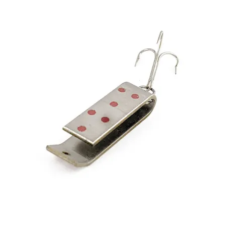 Jake's Lures Lil Jake, 7g Níquel/Rojo, Cucharilla de pesca #17333