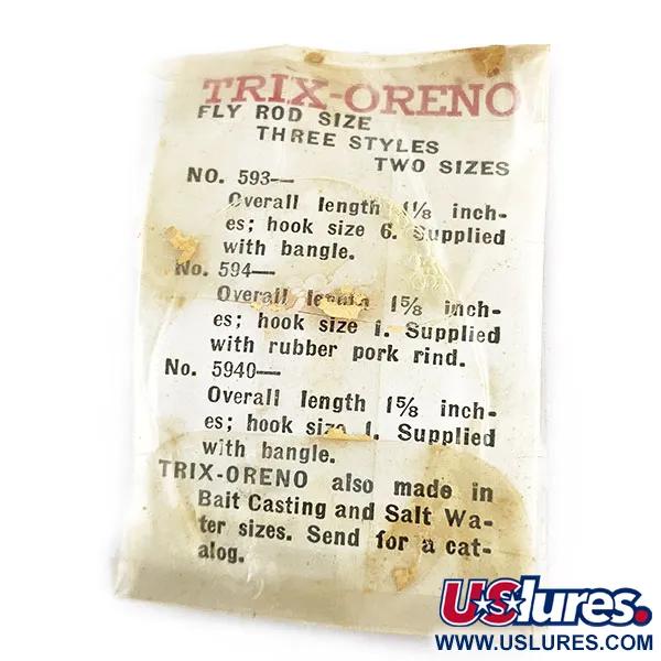 South Bend Trix-Oreno, 2g, Plateado, Cucharilla de Pesca #17393