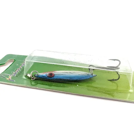 Wahoo Key Largo Swim'n Fin, Azul y Plata, 7g, Cucharilla #17395