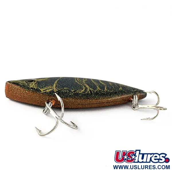 Bill Lewis Rat-L-Trap, 14g (1/2oz) verde y dorado, señuelo lipless #17432