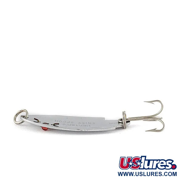 Herter's Swiss Spoon, Níquel y Ojos Rojos, 7g, Cuchara de Pesca #22132