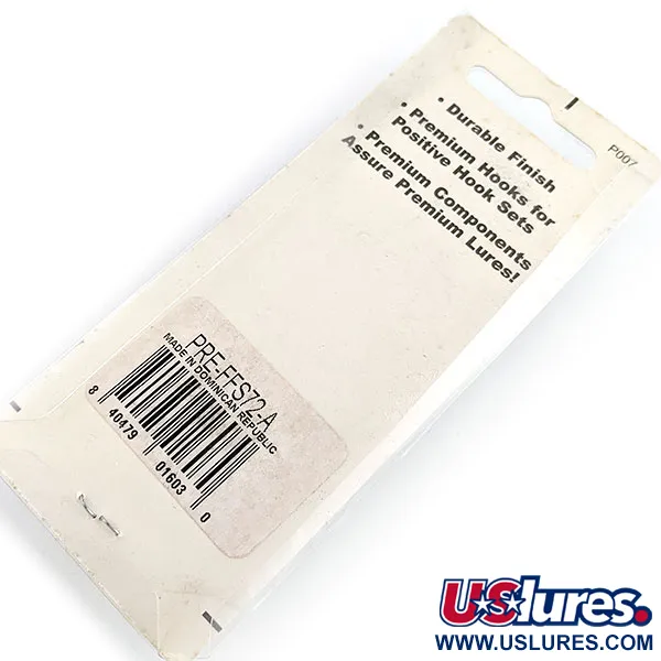 Wahoo Key Largo Swim'n Fin, 1/2oz Crystal Silver, Cucharilla de jigging #24328