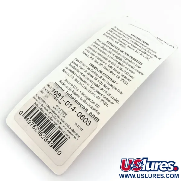 Luhr Jensen Maisie, 7g Shoshone/Brass, Cucharilla #18029