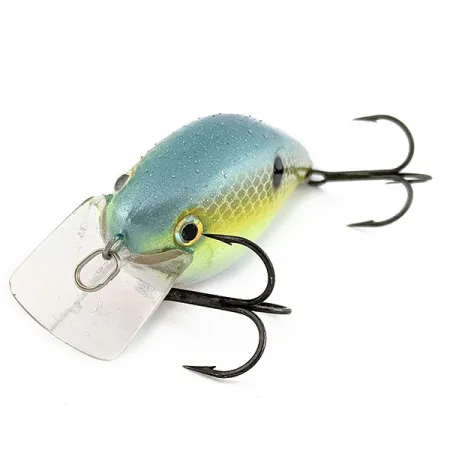 Strike King KVD Silent Square Bill, 12g Chartreuse Sexy Shad, Señuelo Crankbait #19626