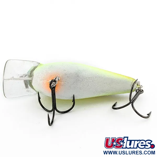 Strike King KVD Silent Square Bill, 12g Chartreuse Sexy Shad, Señuelo Crankbait #19626