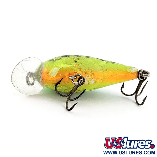Bomber model A UV, 9.4 g, fire tiger UV, señuelo crankbait #18484