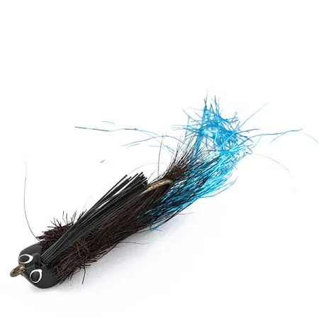Wahoo Bucktail Jig, 17g, Negro/Azul, Señuelo #18708