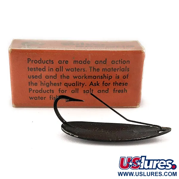 Atlantic Lures Silver Spoon, 7g, Negro Mate, Cucharilla de Pesca #18729